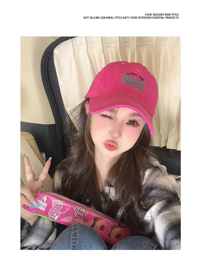 Women's New Letter Embroidered Baseball Cap — feature 9