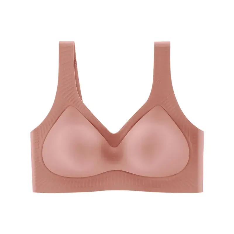 Pink Non-Woven Non-Sucking Bra for Women - Image 2