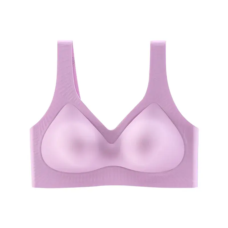 Pink Non-Woven Non-Sucking Bra for Women - Image 3