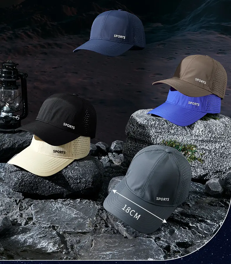 Women Blue Sports Cap with "SPORTS" Logo — feature 11