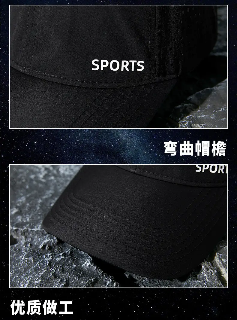 Women Blue Sports Cap with "SPORTS" Logo — feature 17