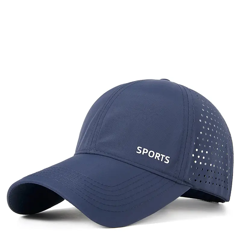 Women Blue Sports Cap with "SPORTS" Logo