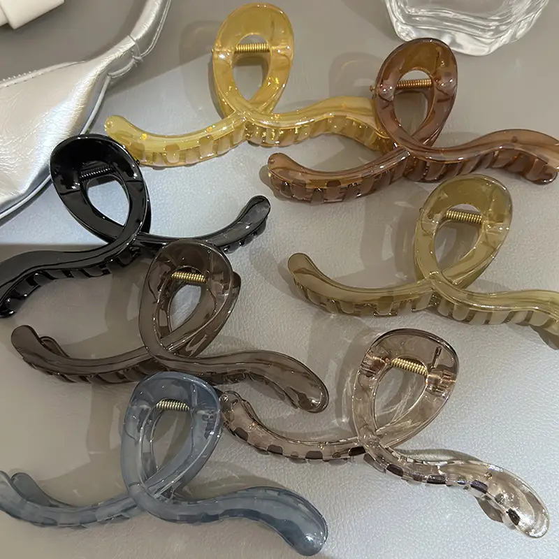 French Shark Clip Jelly Color Daily Use