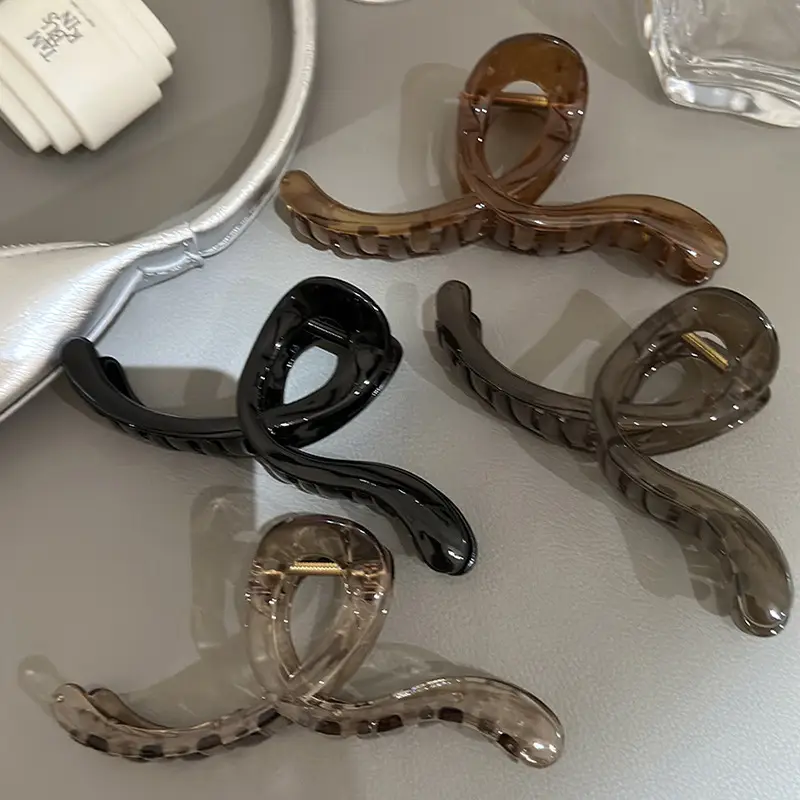 French Shark Clip Jelly Color Daily Use
