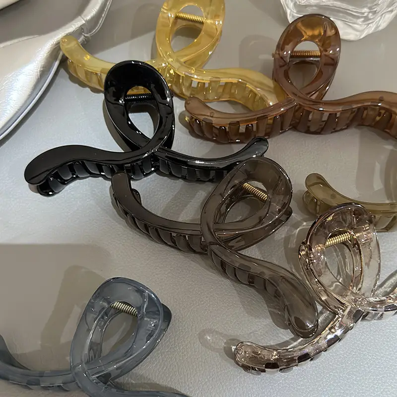 French Shark Clip Jelly Color Daily Use