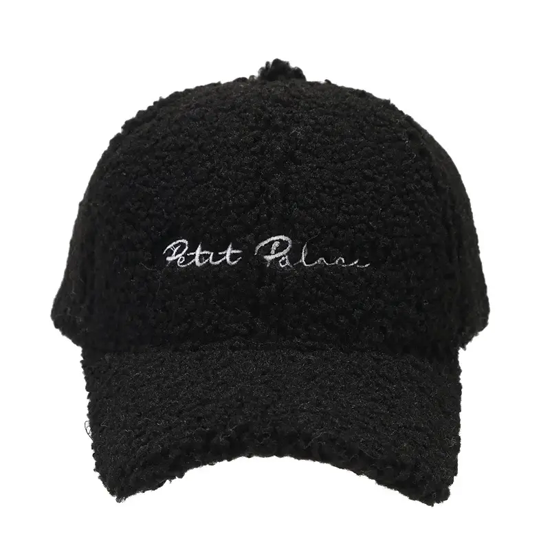 Autumn Winter Fleece Berber Cap Beige