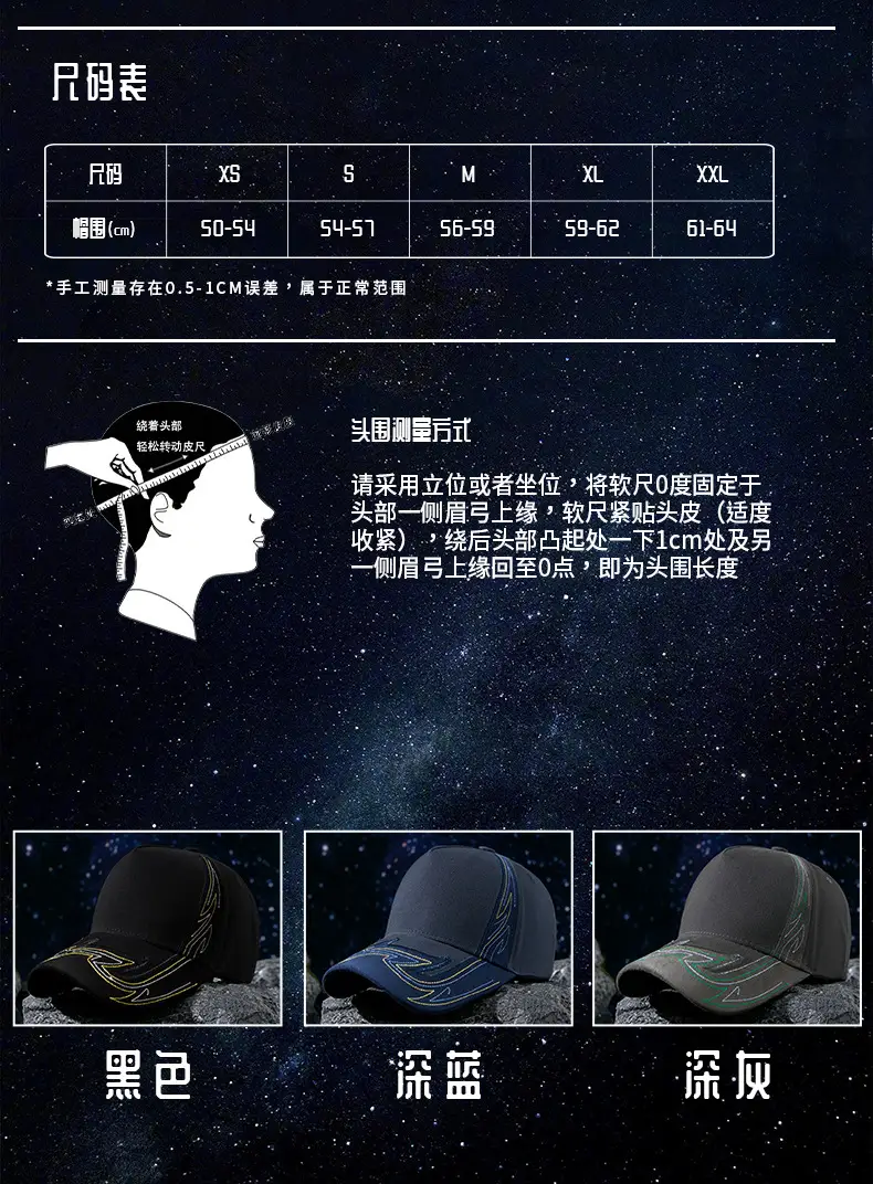 Men Embroidered Black Baseball Cap Grey 2025 — feature 14