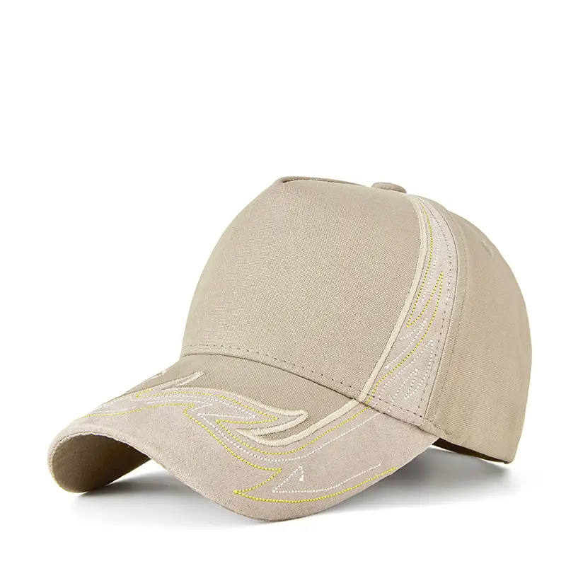 Men Embroidered Black Baseball Cap Grey 2025 - Image 4
