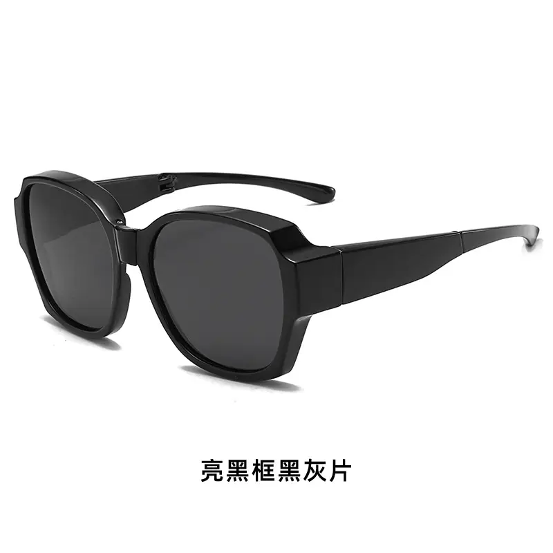 Men Sunglasses White Frame Polarized Driving Mirror