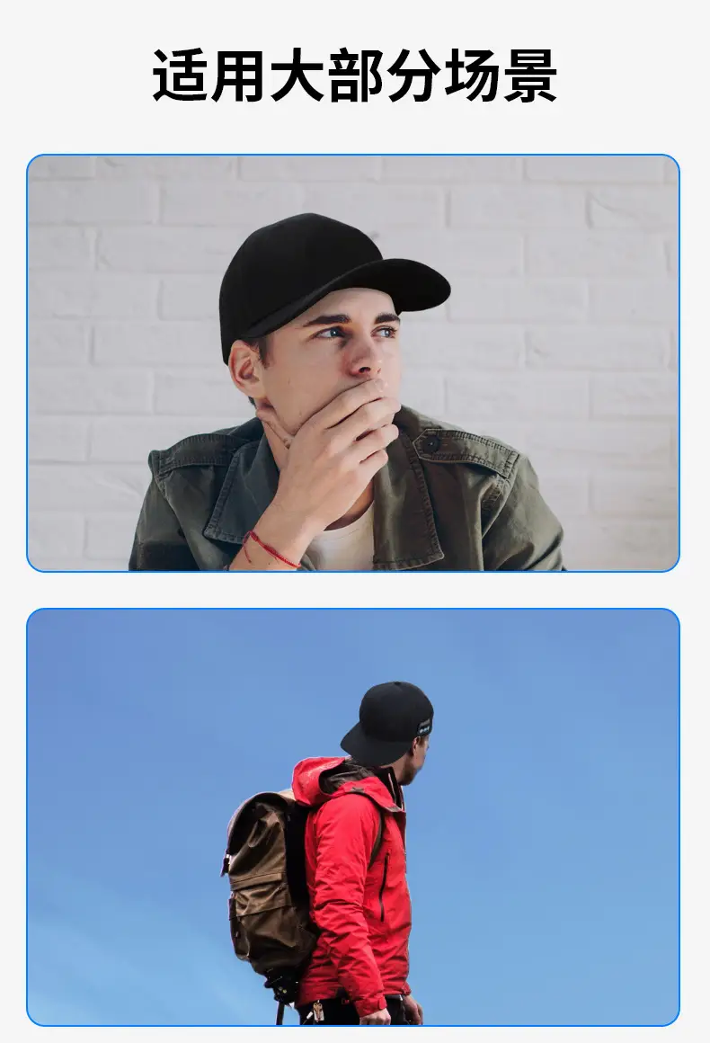 Bluetooth Headset with Peaked Cap for Christmas Gift — feature 6