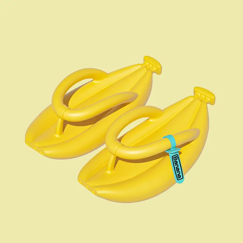 2023 Orange EVA Banana Flip Flops for Men Women