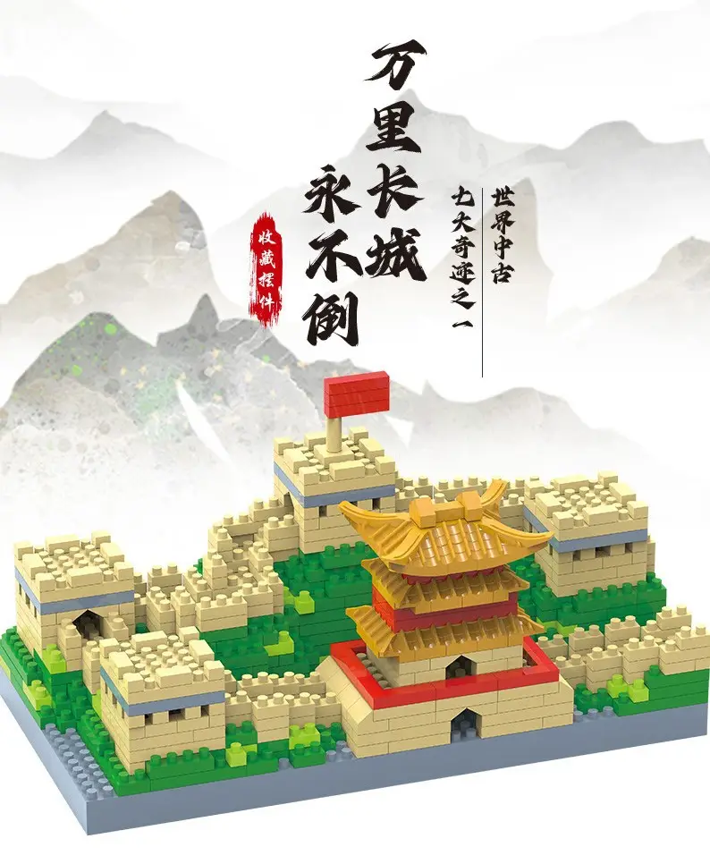 3D Building Blocks Tiananmen Garden Decor — feature 20