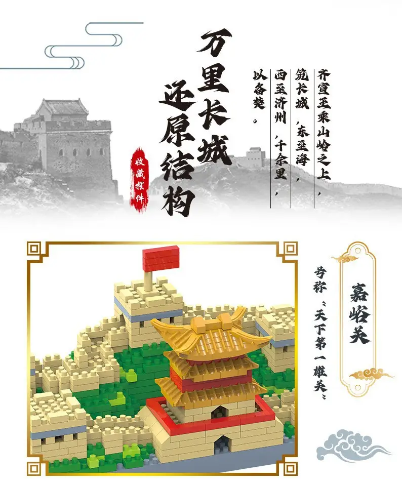 3D Building Blocks Tiananmen Garden Decor — feature 23