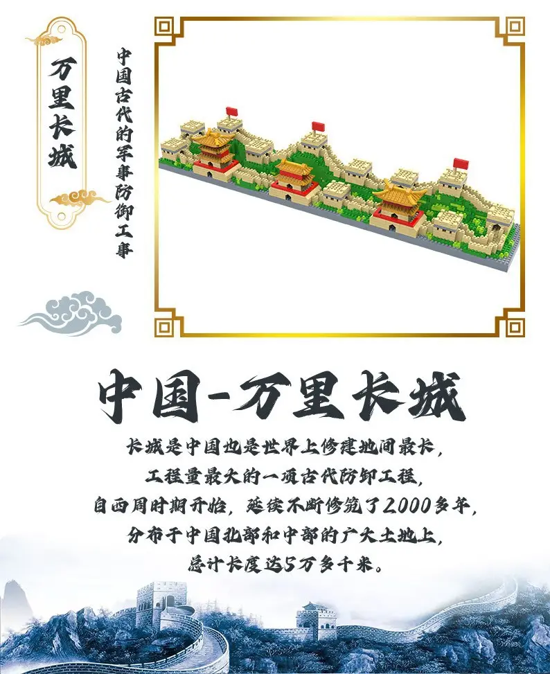 3D Building Blocks Tiananmen Garden Decor — feature 25