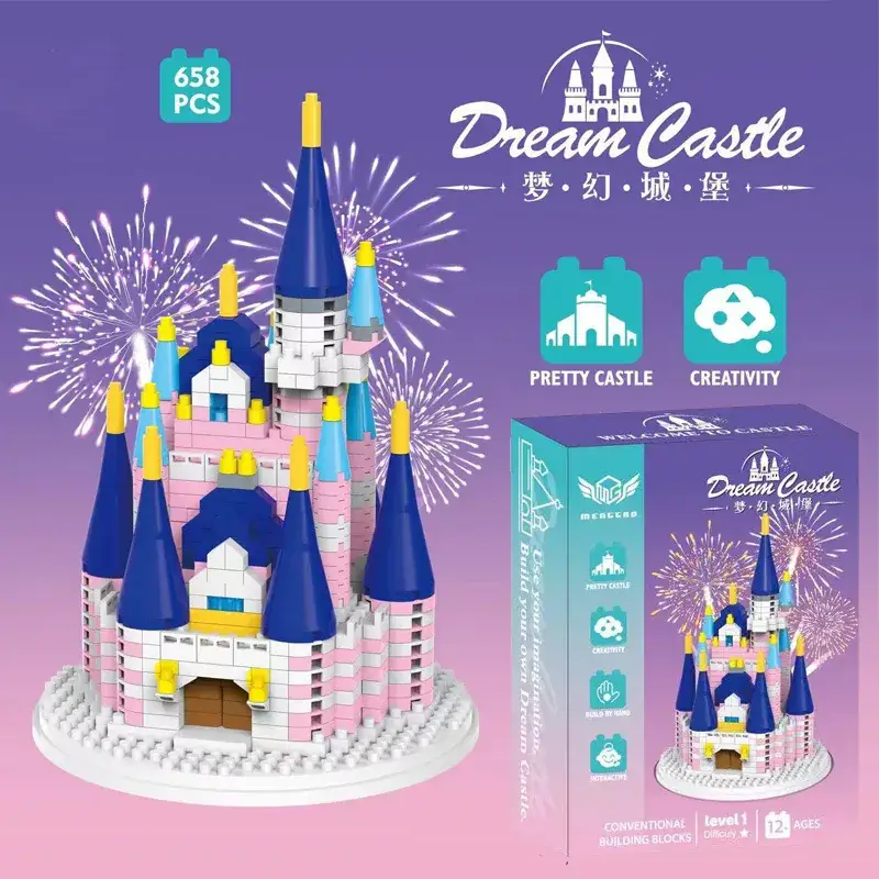 3D Building Blocks Tiananmen Garden Decor - Image 2
