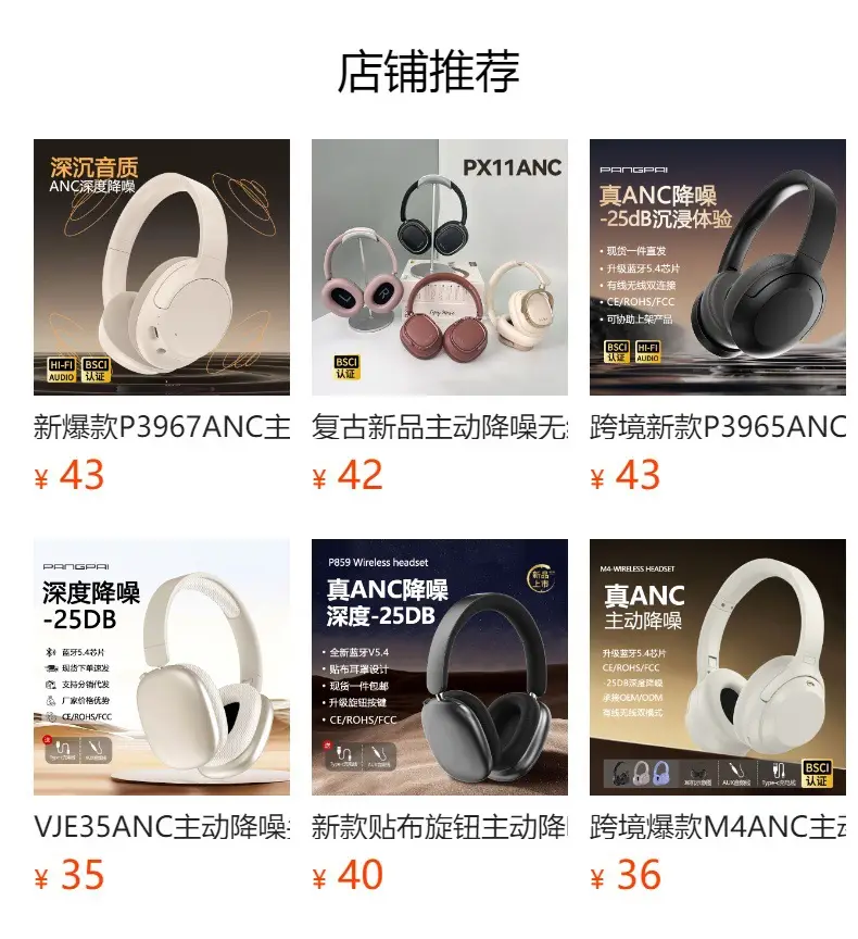 Wireless Bluetooth 5.4 Headset with Active Noise Cancellation β feature 2