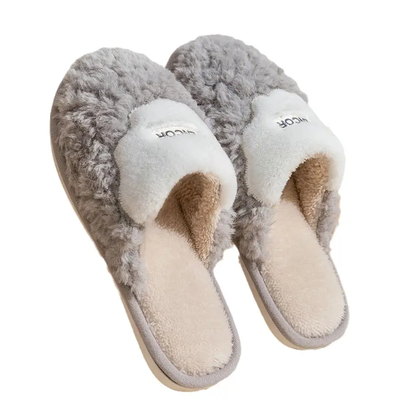 Winter Cotton Slippers Simple Cixi Home Slippers Men's Plush Household Thick-soled Cotton-padded Shoes Women's Shoes Indoor Shoes - Image 15