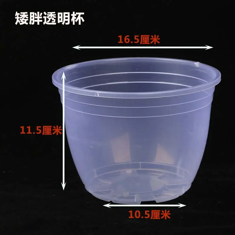 Lazy Flower Pot Automatic Water Absorbing Transparent Green Flower Pot Hydroponic Chlorine Household Flower Pot Balcony Non-watering Outer Pot