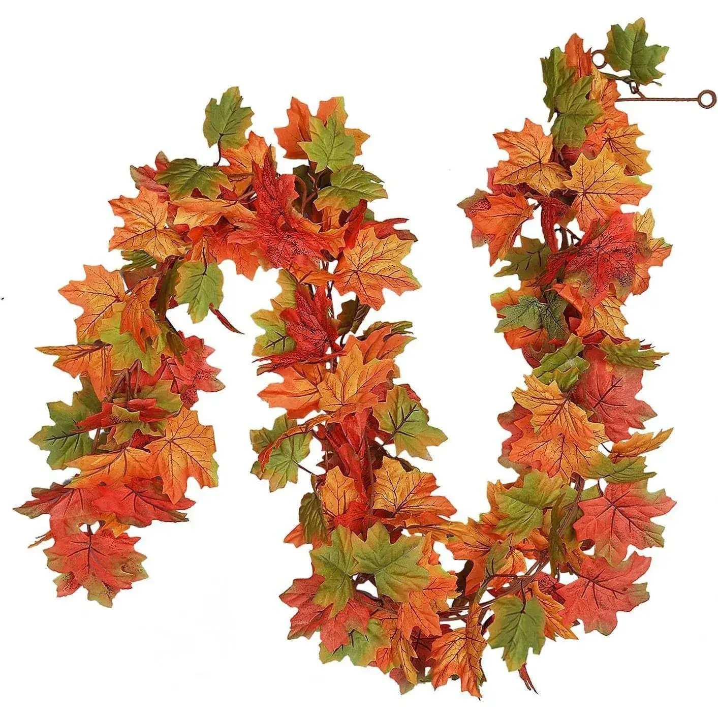 5.7 Ft Autumn Maple Leaf Vine Decor for Home & Parties - Image 8