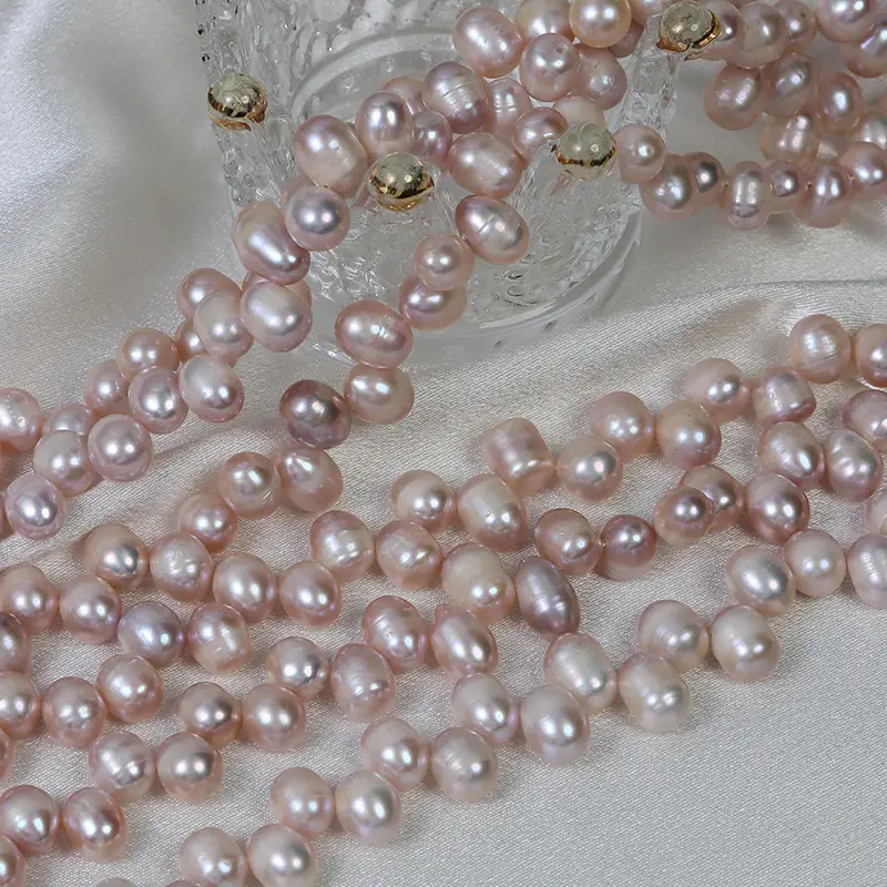 8mm Pearl Beads Natural Color Semi-Finished Jewelry - Image 4