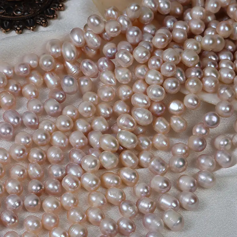 8mm Pearl Beads Natural Color Semi-Finished Jewelry - Image 5