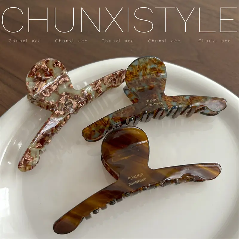 Chunxistyle Acrylic Shark Clip Black High Grade - Image 11