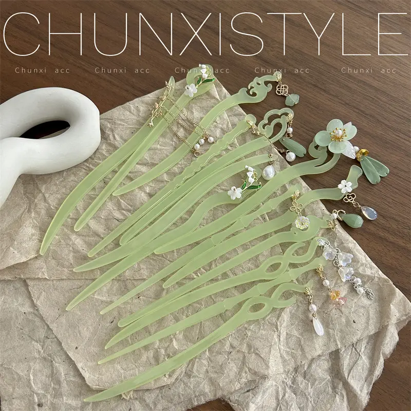 Ancient Tassel Hairpin for Women Chinese Style Updo