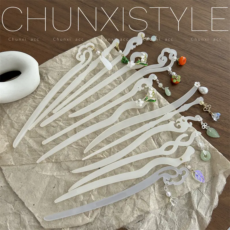 Ancient Tassel Hairpin for Women Chinese Style Updo