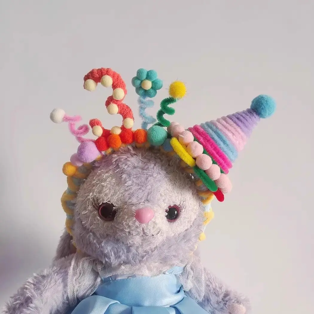 Handmade Rainbow Cake Twist Headband for Kids — feature 1