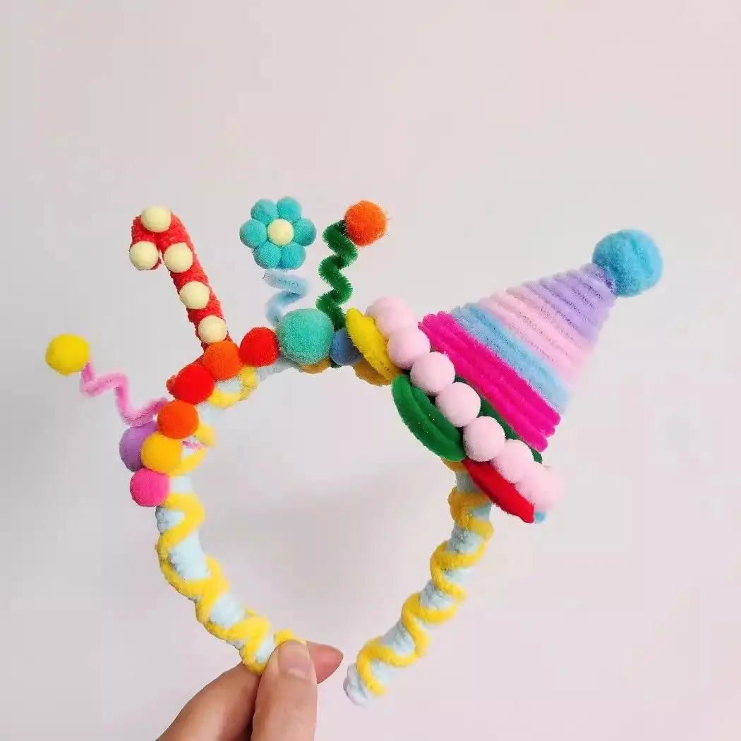 Handmade Rainbow Cake Twist Headband for Kids — feature 11