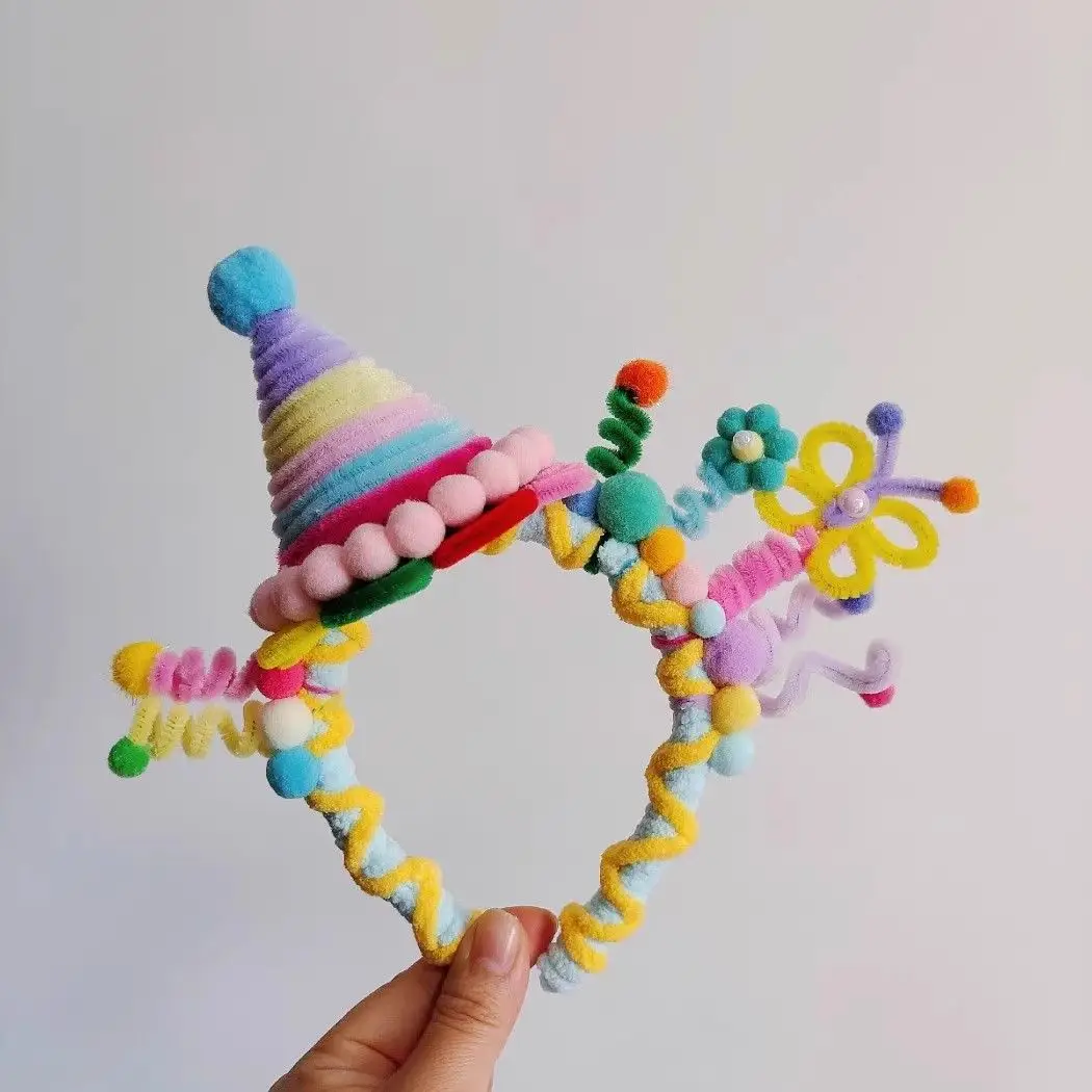Handmade Rainbow Cake Twist Headband for Kids — feature 3