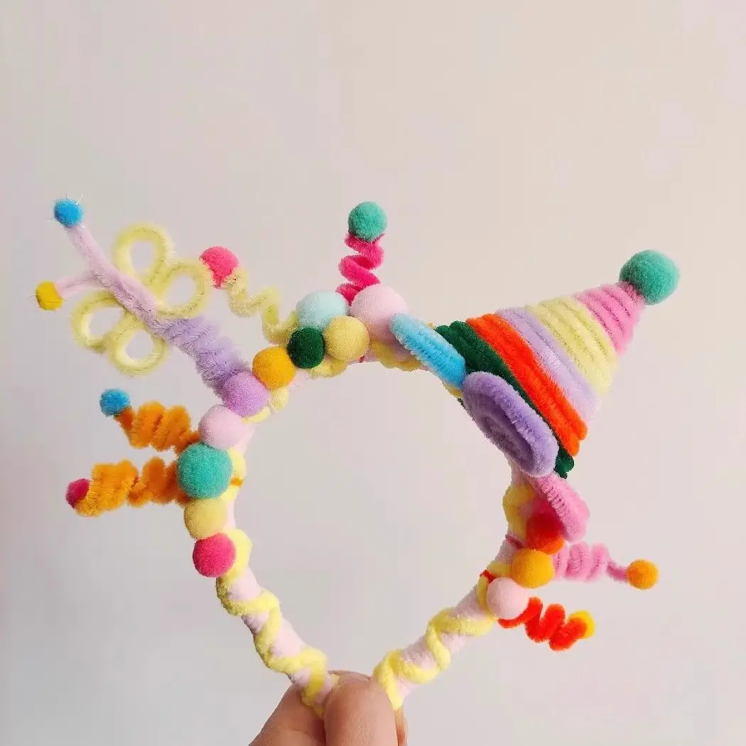 Handmade Rainbow Cake Twist Headband for Kids — feature 7