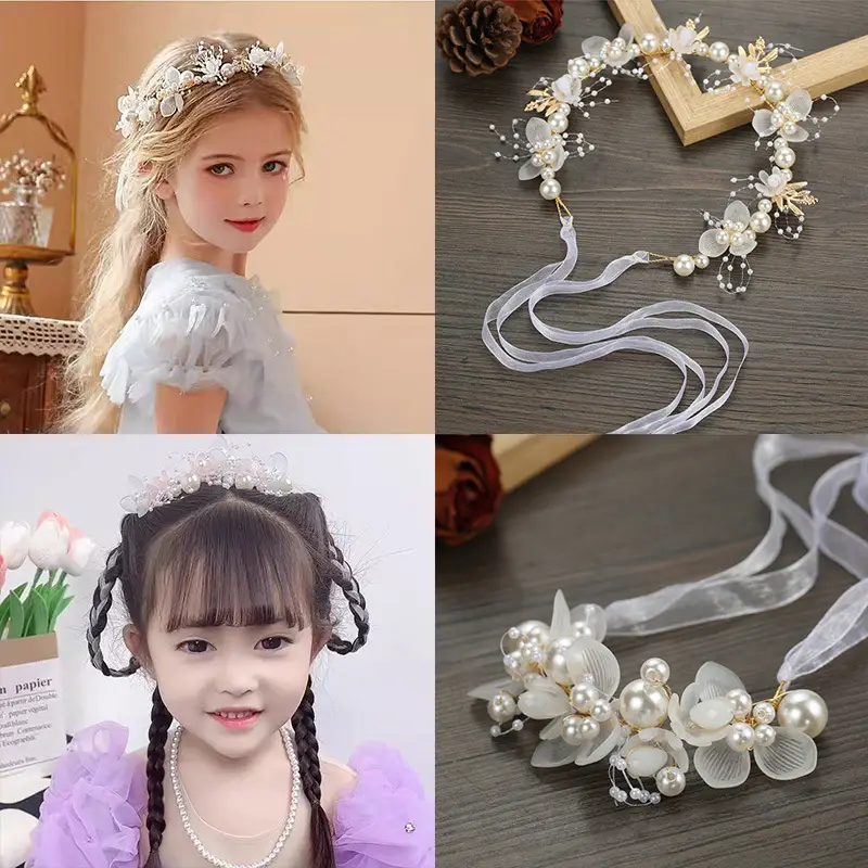 Princess Hairband with Pearl & Gold Accents - Image 13