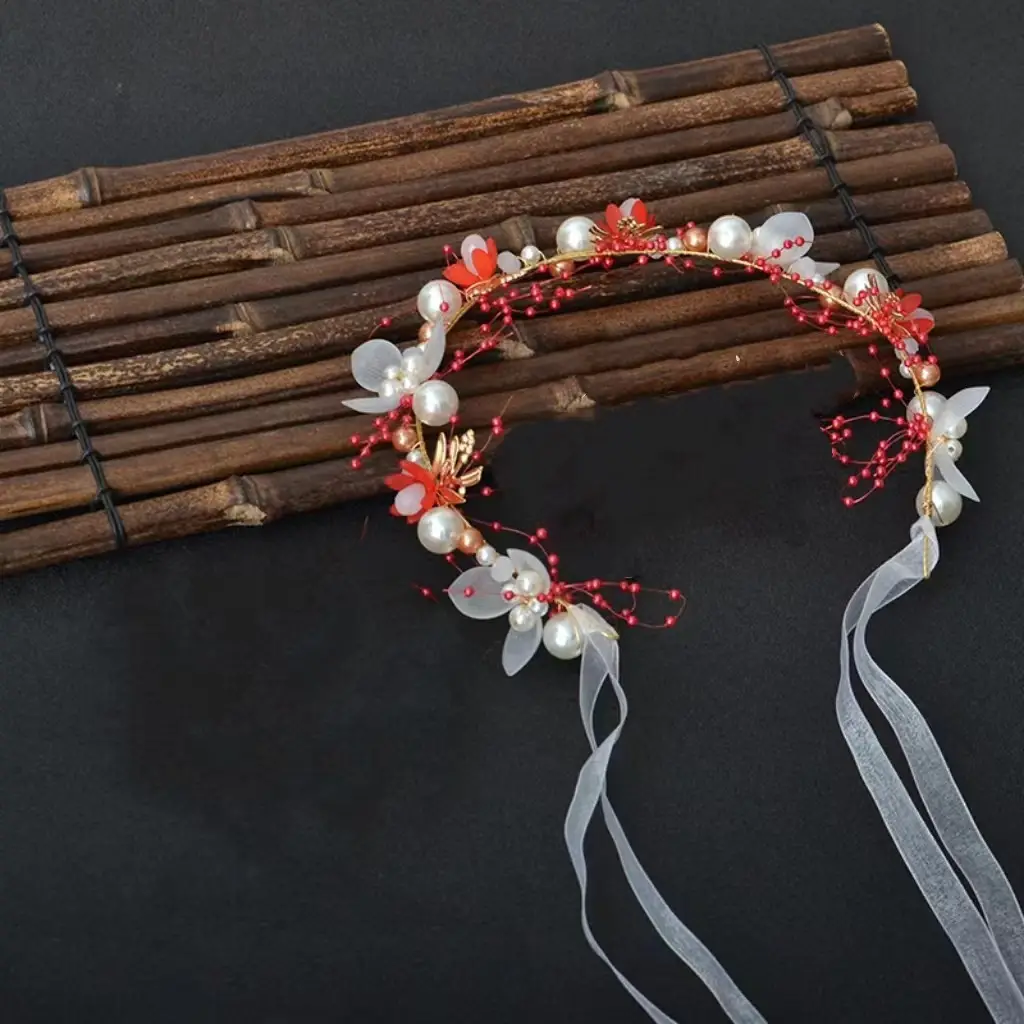 Princess Hairband with Pearl & Gold Accents - Image 5