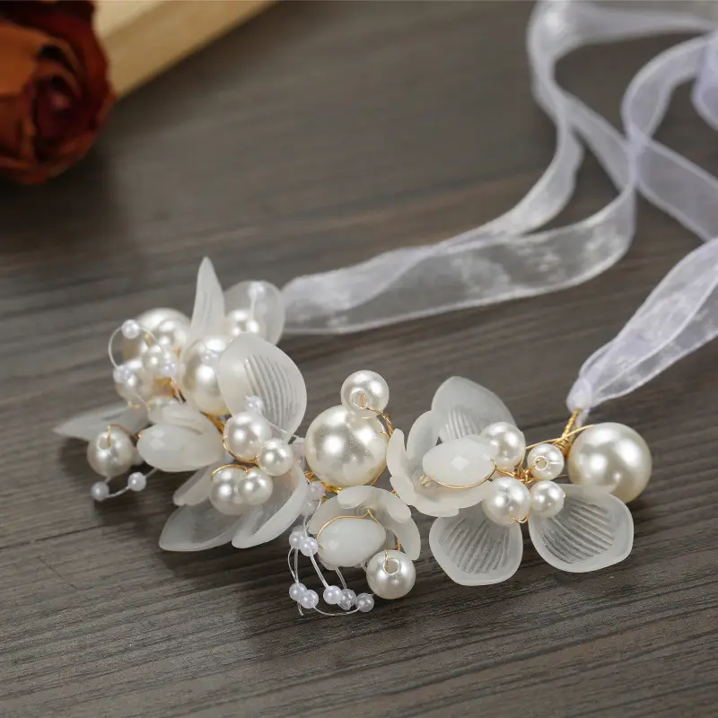 Princess Hairband with Pearl & Gold Accents - Image 6