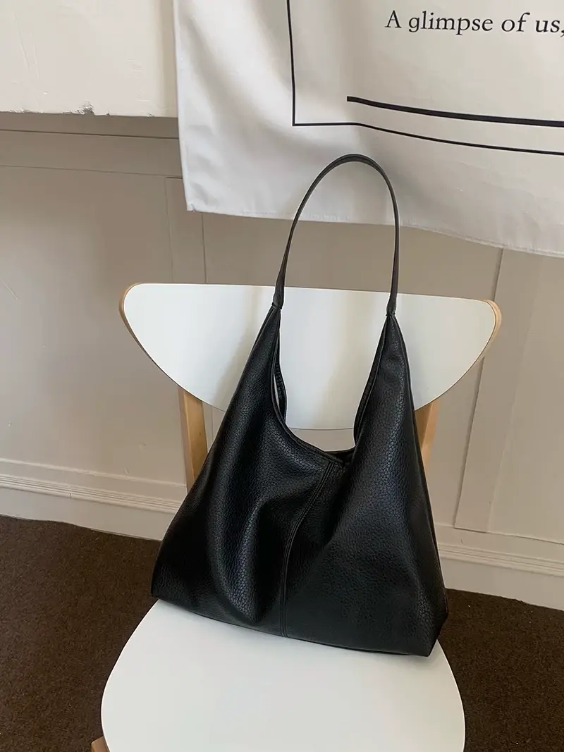Large Capacity Korean Style Leather Shoulder Bag Women — feature 12