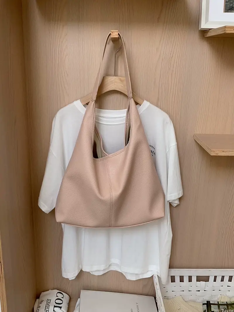 Large Capacity Korean Style Leather Shoulder Bag Women — feature 6