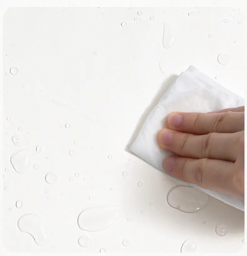 Putty White Non-Transparent Solid Color Self-Adhesive Wallpaper for Student Dormitory Rental Room Wall Background Waterproof and Moisture-Proof — feature 18