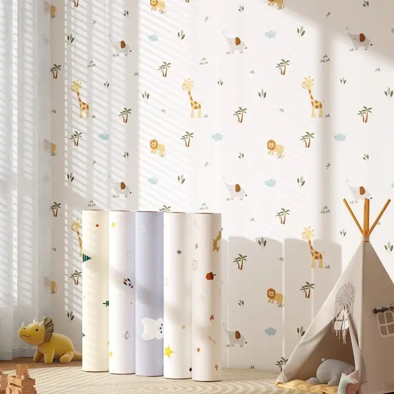 Putty White Non-Transparent Solid Color Self-Adhesive Wallpaper for Student Dormitory Rental Room Wall Background Waterproof and Moisture-Proof