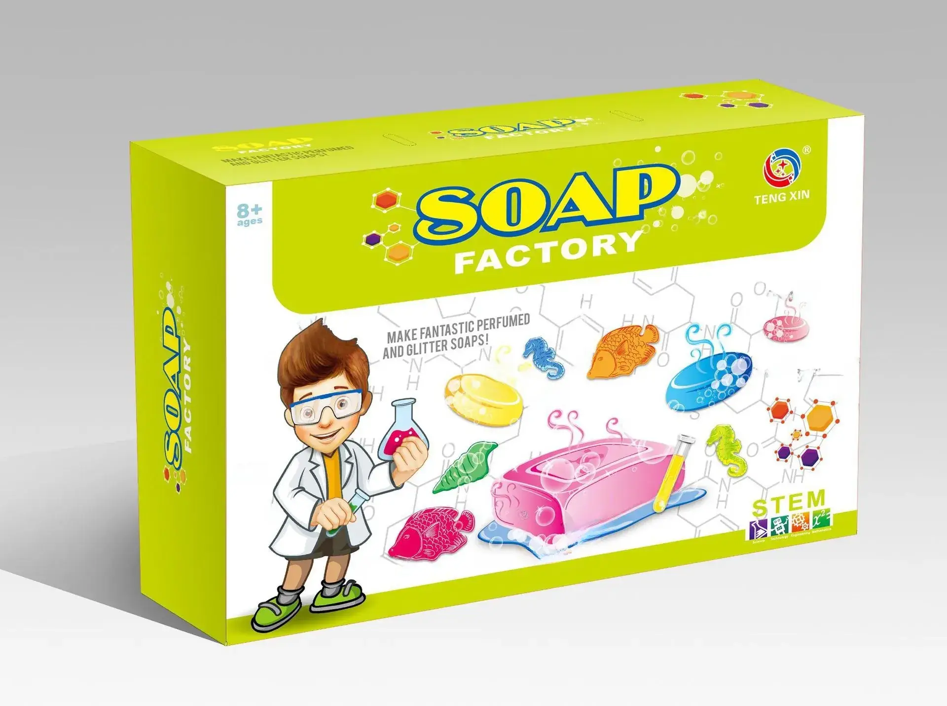 DIY Soap Factory Science Experiment for Kids
