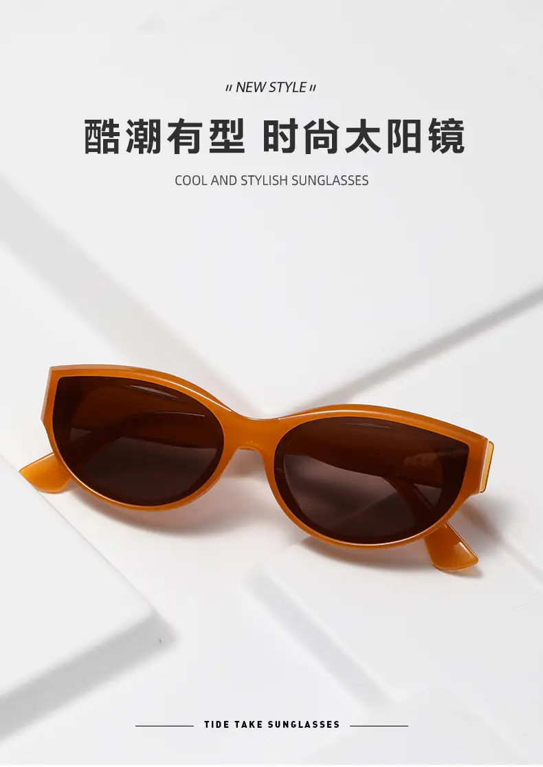 Retro Stylish Sunglasses with Concave Shape Small Frame — feature 1