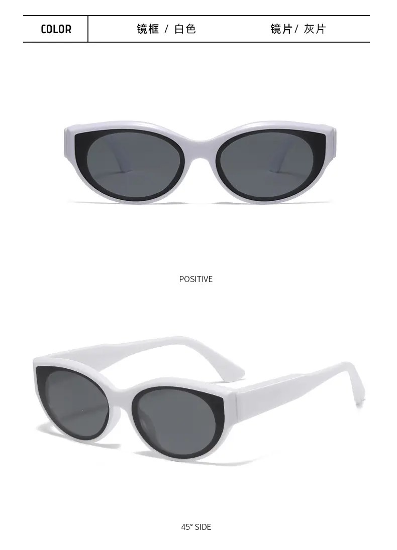 Retro Stylish Sunglasses with Concave Shape Small Frame — feature 12