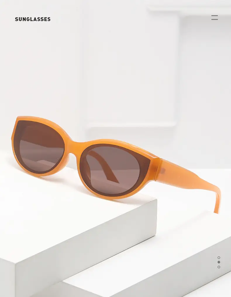 Retro Stylish Sunglasses with Concave Shape Small Frame — feature 3