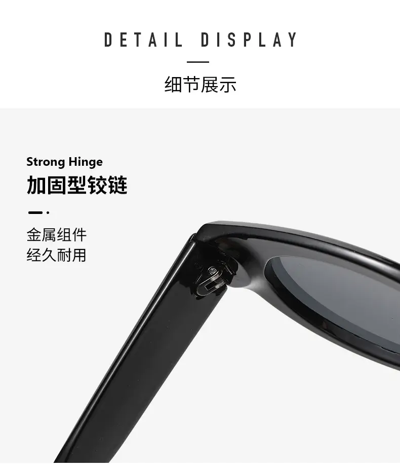 Retro Stylish Sunglasses with Concave Shape Small Frame — feature 6