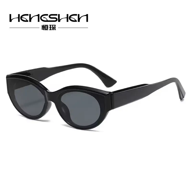 Retro Stylish Sunglasses with Concave Shape Small Frame - Image 4