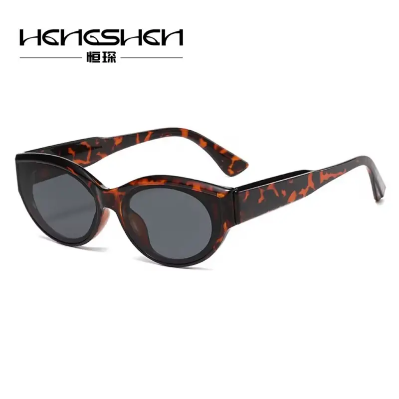 Retro Stylish Sunglasses with Concave Shape Small Frame - Image 6
