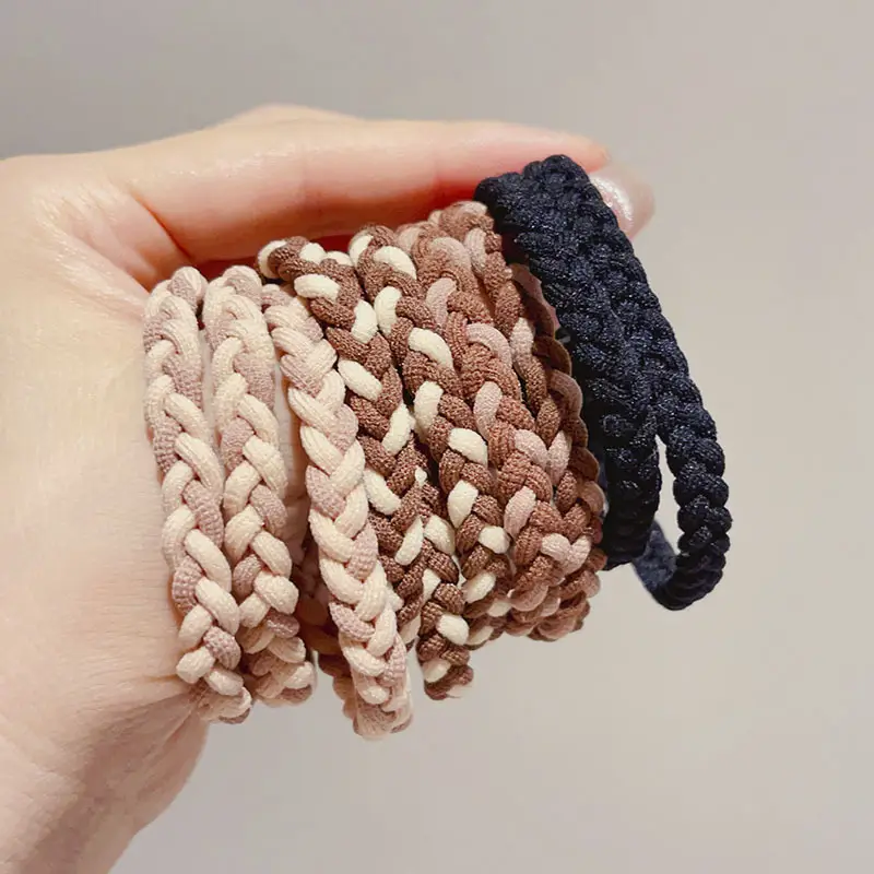 10 Pcs Colorful Rubber Hair Ties for Women - Image 2