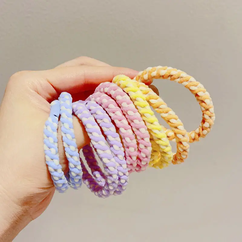 10 Pcs Colorful Rubber Hair Ties for Women — feature 42