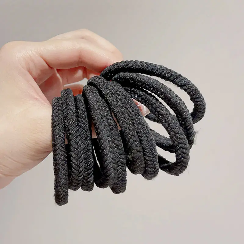 10 Pcs Colorful Rubber Hair Ties for Women - Image 5