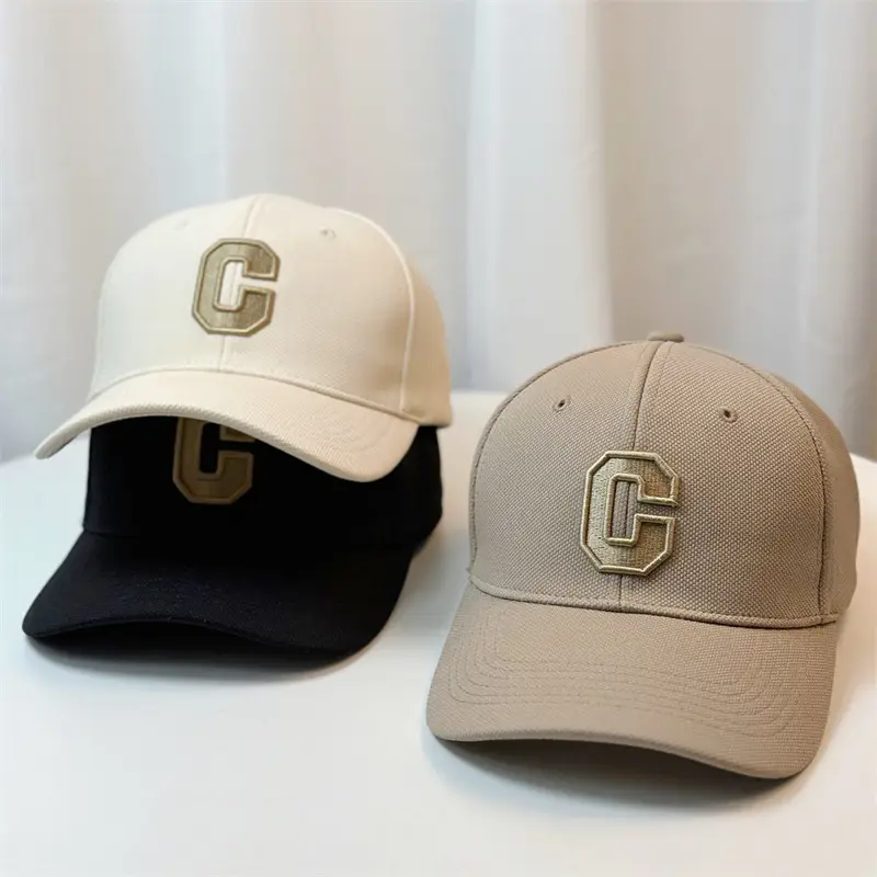 2023 G Logo Baseball Caps Beige & Cream - Image 4
